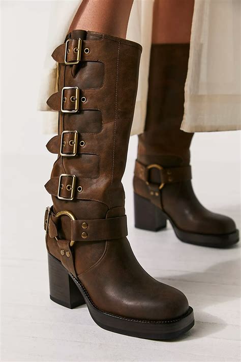 miu miu buckle boot dupe|biker boots dupe uk.